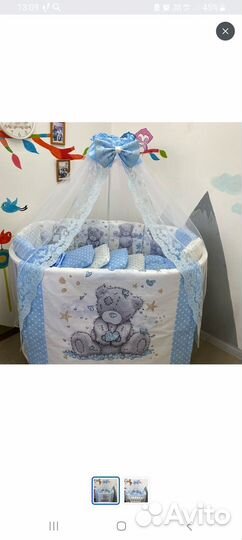 Бортики в детскую кроватку