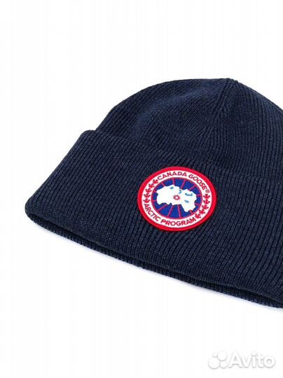 Canada Goose Logo patch wool beanie шапка оригинал