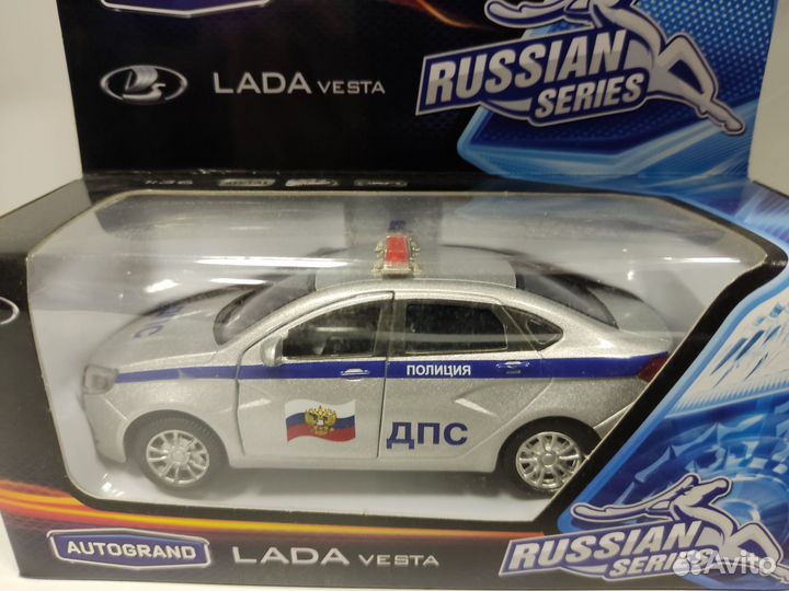 Модель автомобиля ваз лада веста метал. 1:36