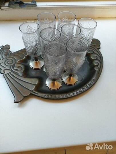 Фужеры, рюмки, стопки СССР хрусталь