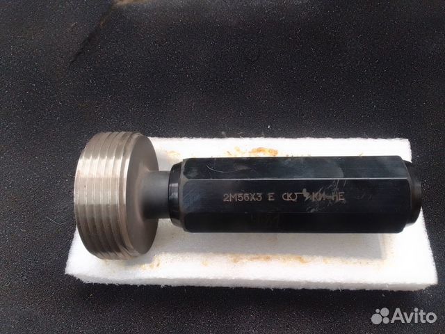 Калибр пробка резьбовая м56*3 проход
