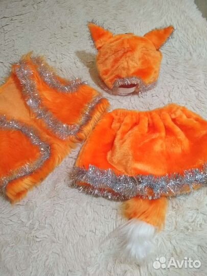 Костюм лисички аренда 3 - 5 лет