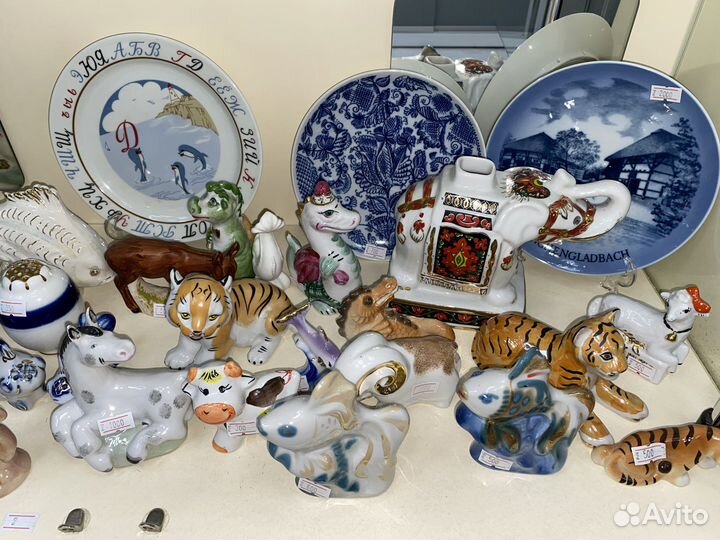 Лфз Дулево фарфор животные