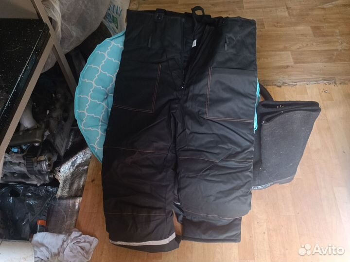 Зимние ватные штаны