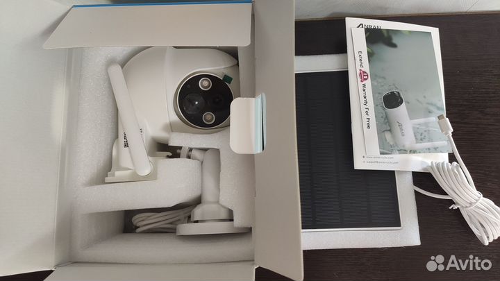 PTZ WI-FI видеокамера с солнечной панелью anran