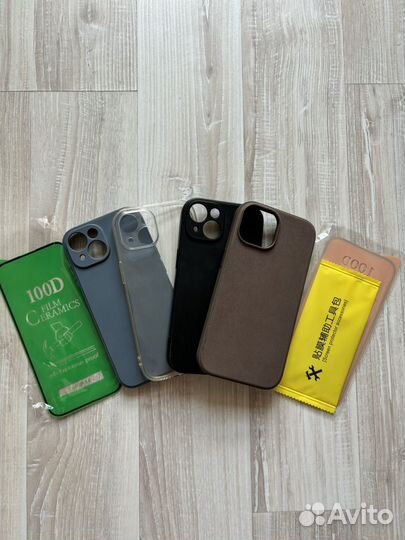 Чехлы iPhone 15+Стёкла