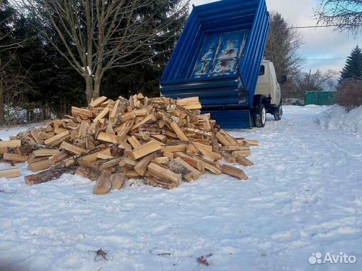 Дрова березовые. Колотые