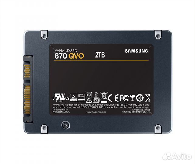 2 тб SSD накопитель Samsung 870 QVO