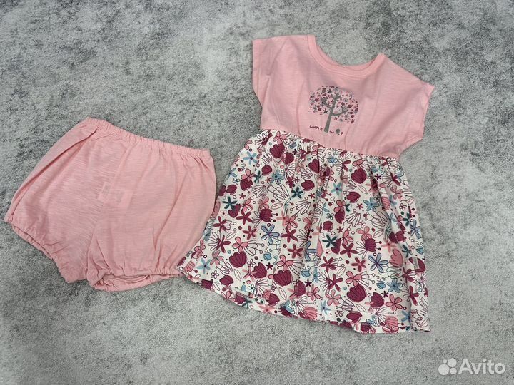 Платье для девочки летнее 86-92 новое