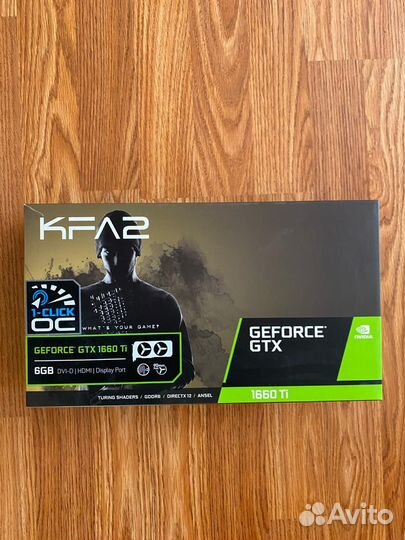 Видеокарта KFA2 GeForce GTX 1660 Ti 1-Click OC