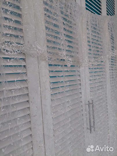 Тюль короткая высота 165 см