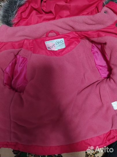 Зимний костюм для девочки 92