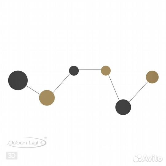 Настенный светильник odeon hightech 4211/51WL