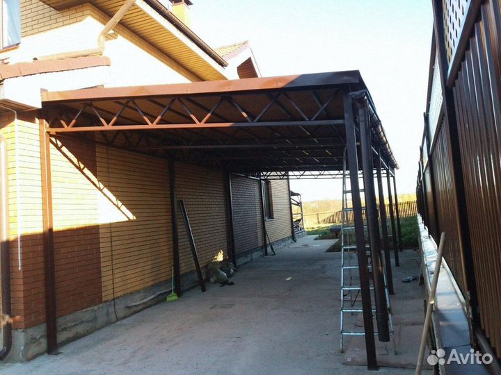 Навес для машины