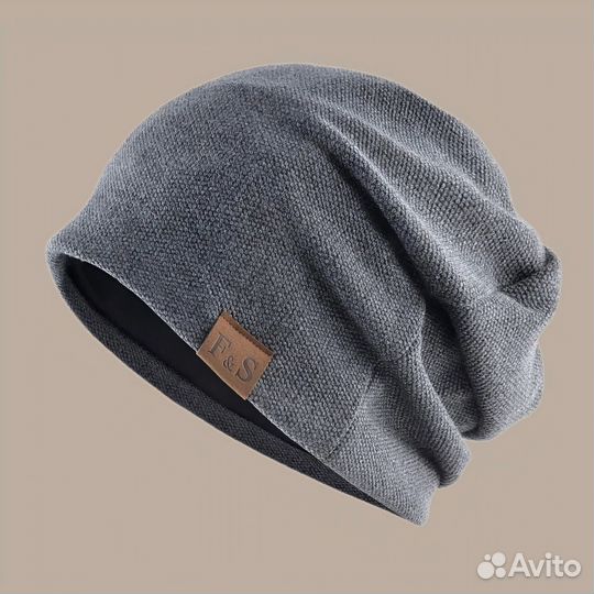 Шапка бини демисезон унисекс