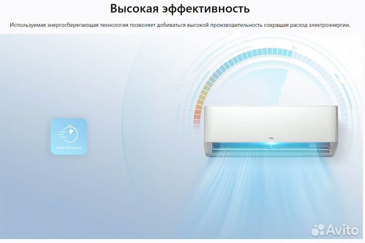 Кондиционер настенный сплит-система TCL 07 20 м²