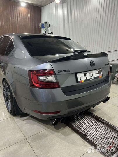 Спойлер skoda octavia a7 (дактейл)