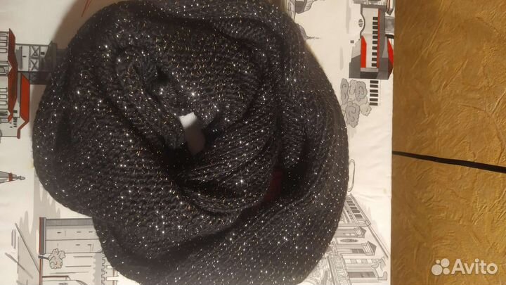 Комплект шапка и снуд