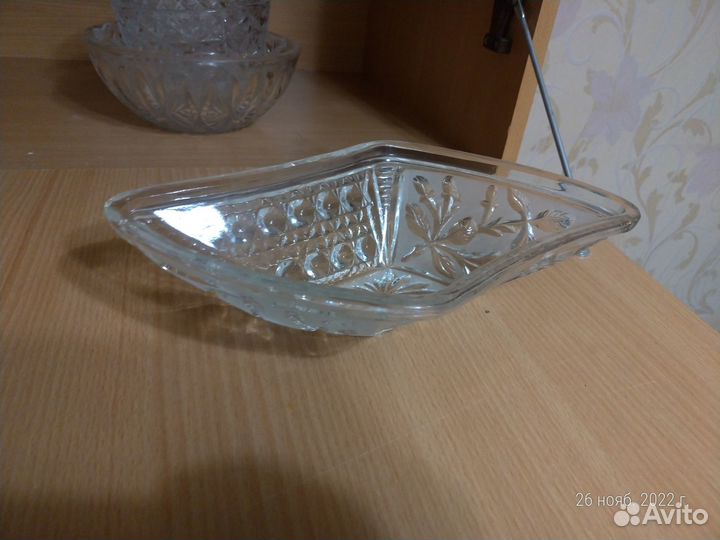 Салатник хрустальный