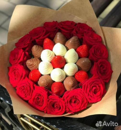 Букет клубника в шоколаде