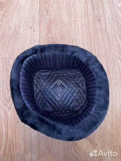 Шапка ушанка мужская каракуль