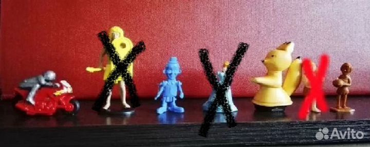 Киндеры и фигурки, игрушки 90-х винтажные