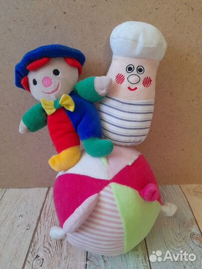 3шт. Мягкие игрушки-погремушки (новые)