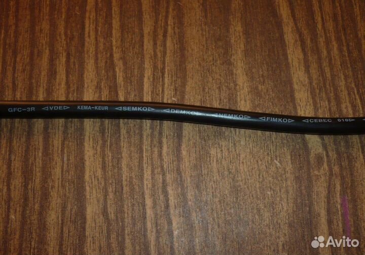 Кабель медный силовой для аудио аппаратов