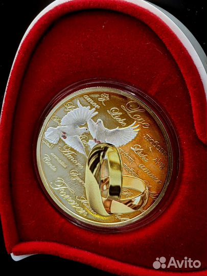 Серебряная монета, проба 999, вес 31,23 гр