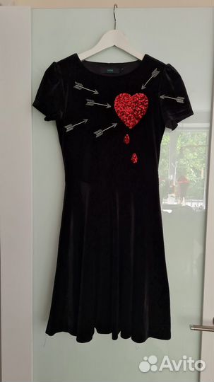 Бархатное платье befree