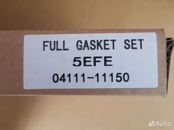 Ремкомплек двигателя 5E-FE, 4E-FE
