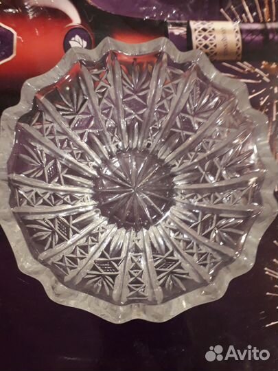 Хрустальная салатница СССР