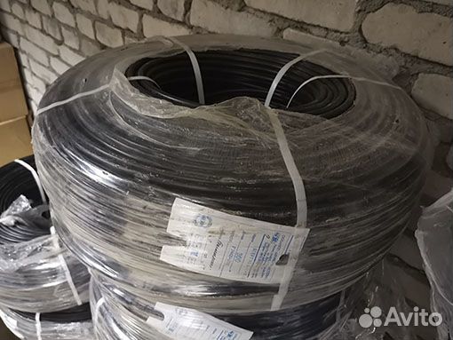 Витая пара уличная в экране с тросом Полимет