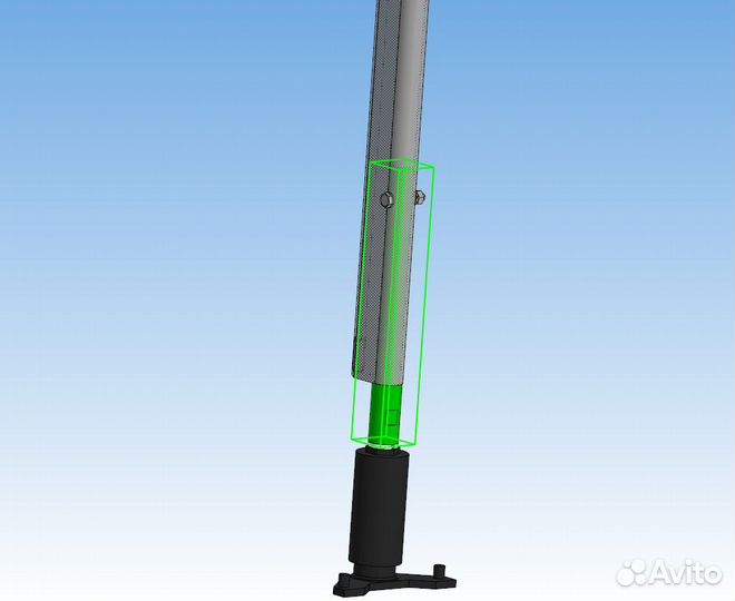 Крепление для усиления стойки руля Kugoo M4/M4 pro