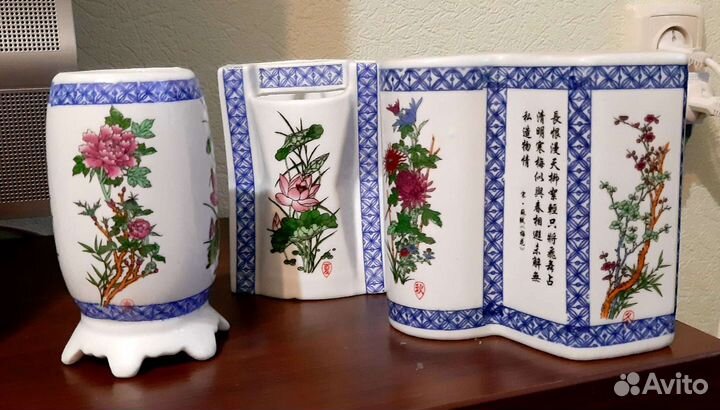 Вазы китайские,редко встречающиеся,винтаж