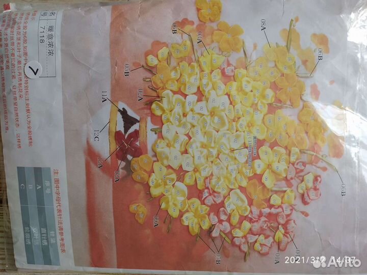 Вышивка лентами