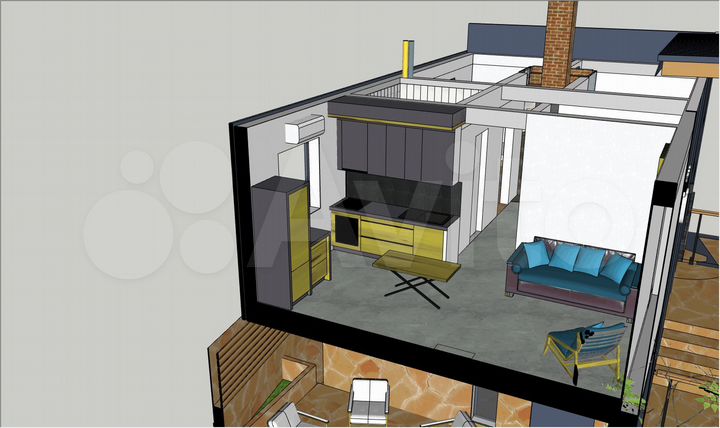 Дом 110 м² на участке 4 сот.