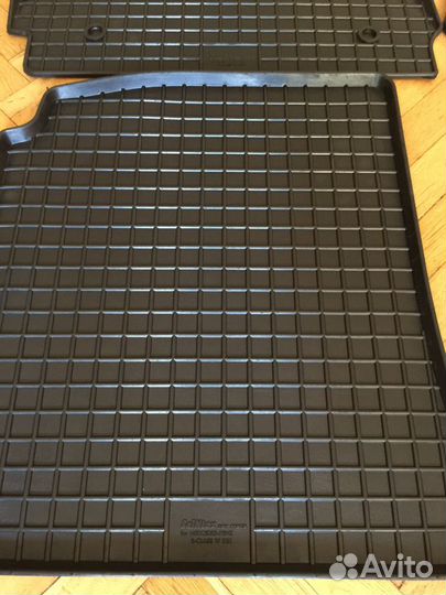 Коврики резиновые Мерседес w221 Long