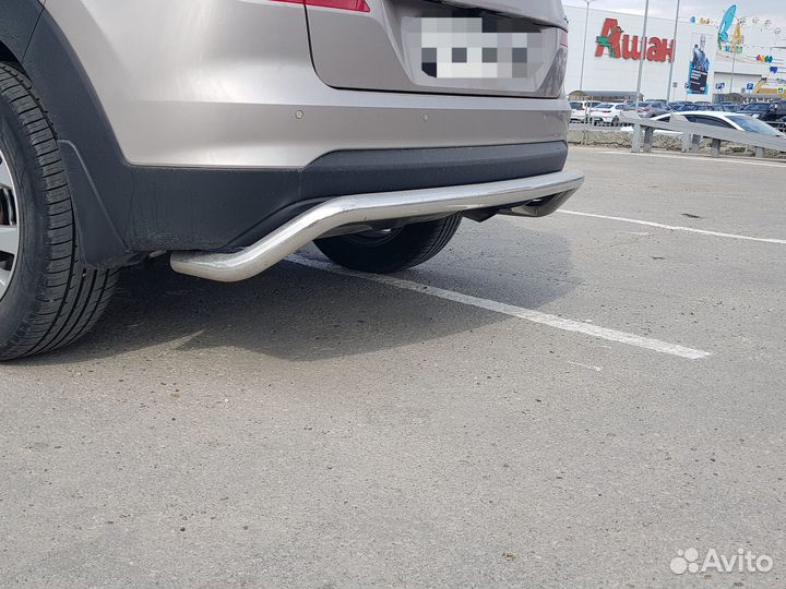 Защита бамперов Huyndai Tucson 3 с компл. крепежа
