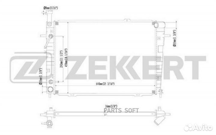 Радиатор охлаждения Хендай Туксан 04