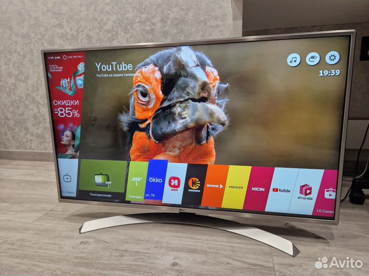 Телевизор LG 43UJ655V 4к