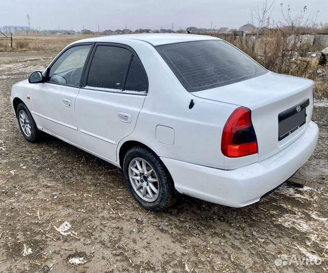 Hyundai Accent 1.5 AT, 2002, 212 000 км