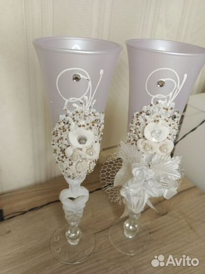 Свадебные бокалы 2шт