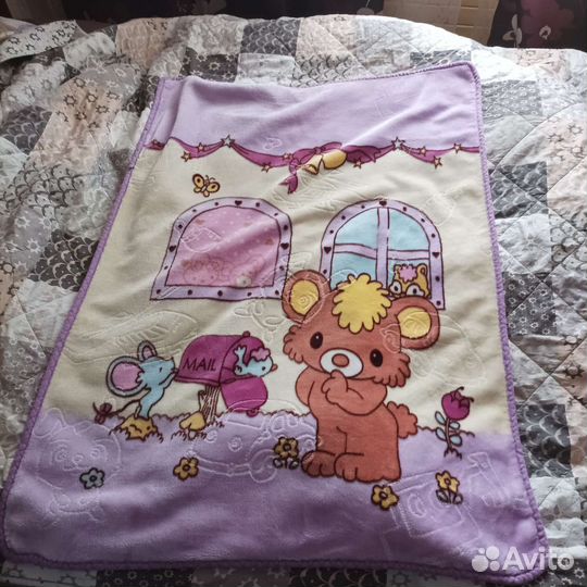 Плед детский+ одеяло детское+ пододеяльники