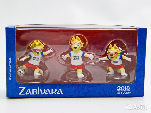 Забивака 2018г и волк забивака В коробке (16см)