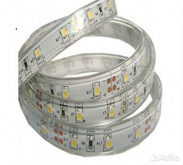 Светодиодная лента 3528-60-IP67 W белая