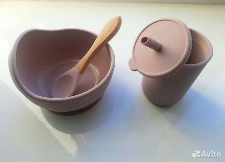 Силиконовая посуда для малышей