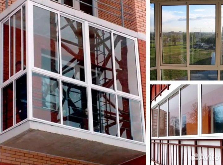 Остекление балконов и лоджий. Рассрочка без банка