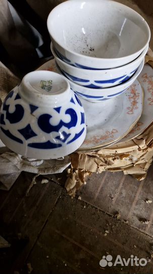 Тарелка для супа и второго глубокие СССР