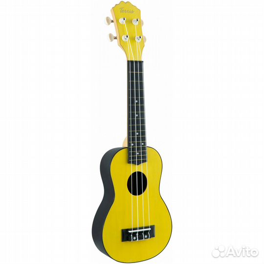 Terris plus-50 YW укулеле сопрано, цвет желтый